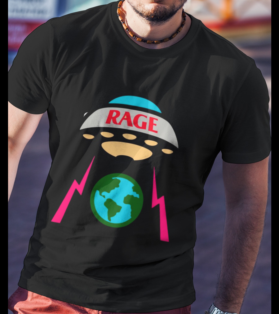 Members Of The Rage UFO Earth Lightnings T-Shirt