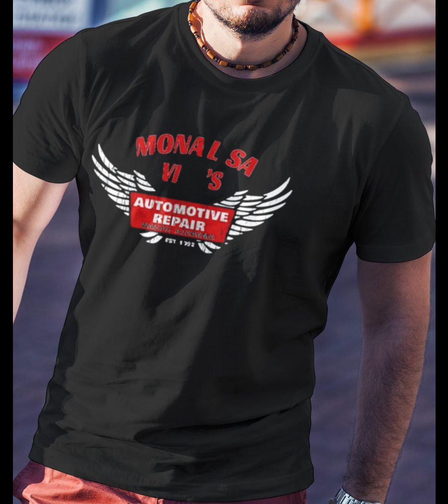 Mona Lisa Vito's Automotive Repair Wings Waxx Alabama Est. 1992 T-Shirt