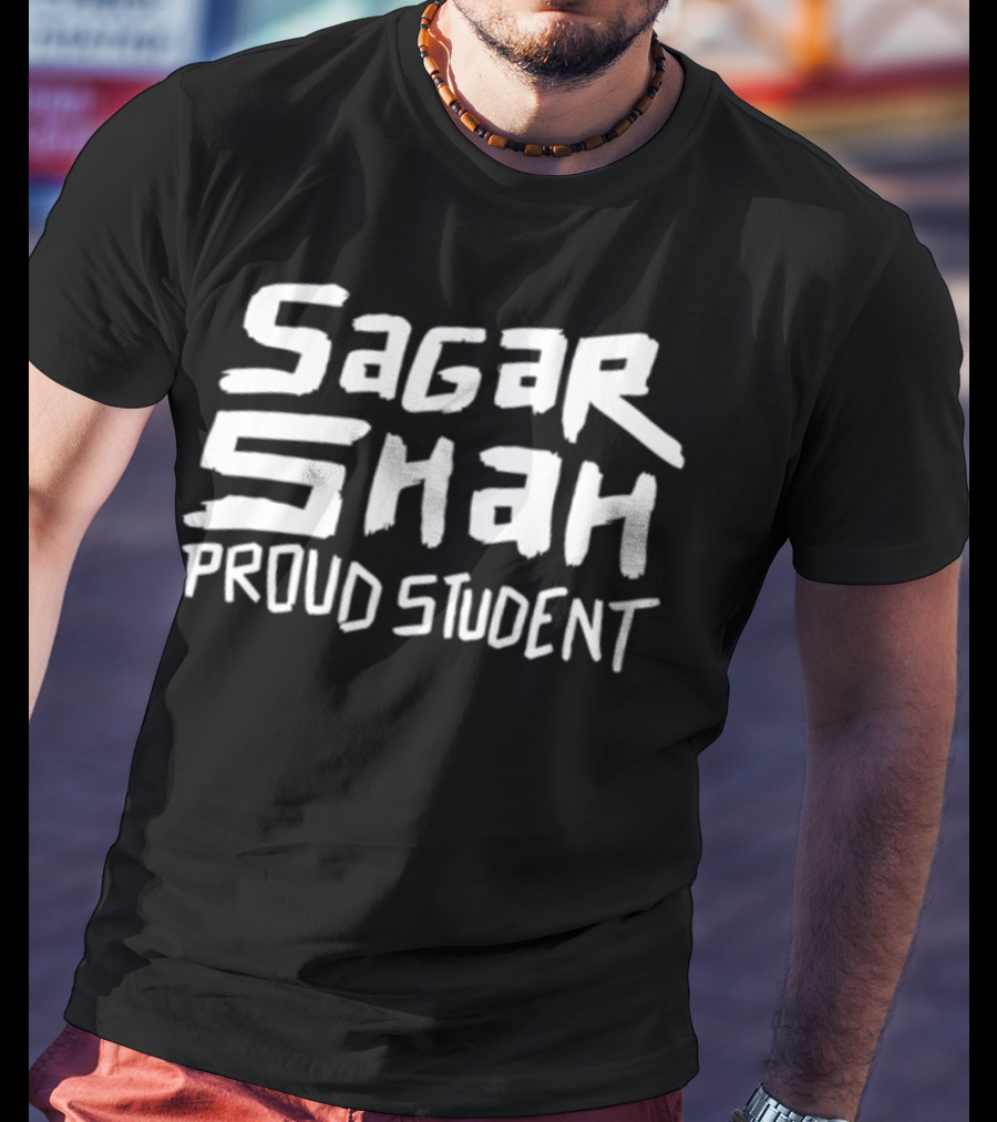 Sagar Shah Proud Student Chess Enthusiast Collection T-Shirt