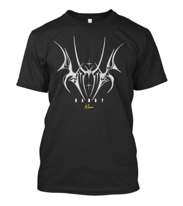 Kandy Muse Tribal Style Metallic Logo With Scripted Muse Signature T-Shirt