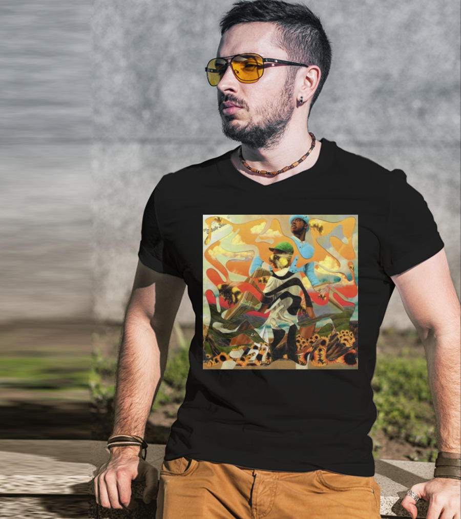 Call Me If You Get Lost Estate Sale Flower Boy Album Art Puzzle T-Shirt
