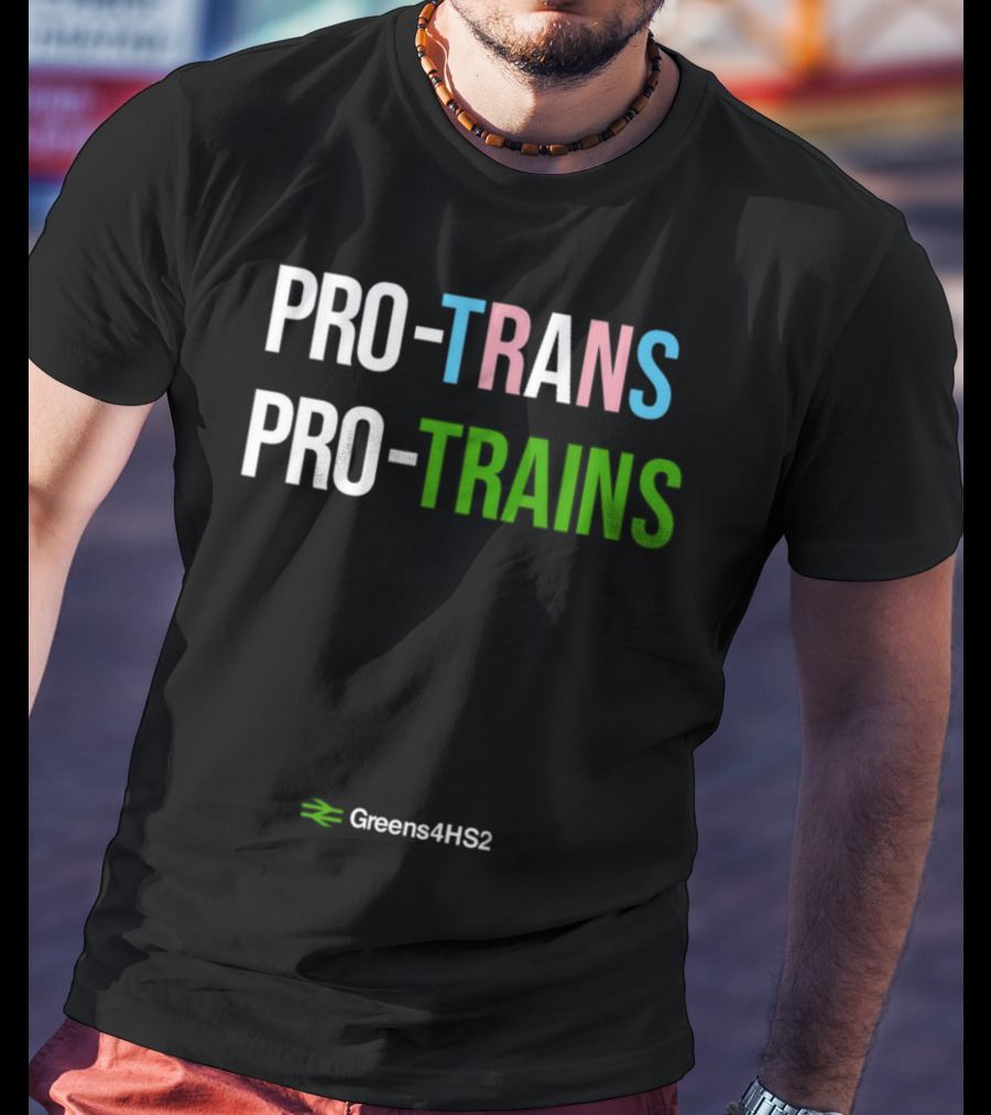 Gareth Dennis Pro Trans Pro Trains Greens4HS2 T-Shirt