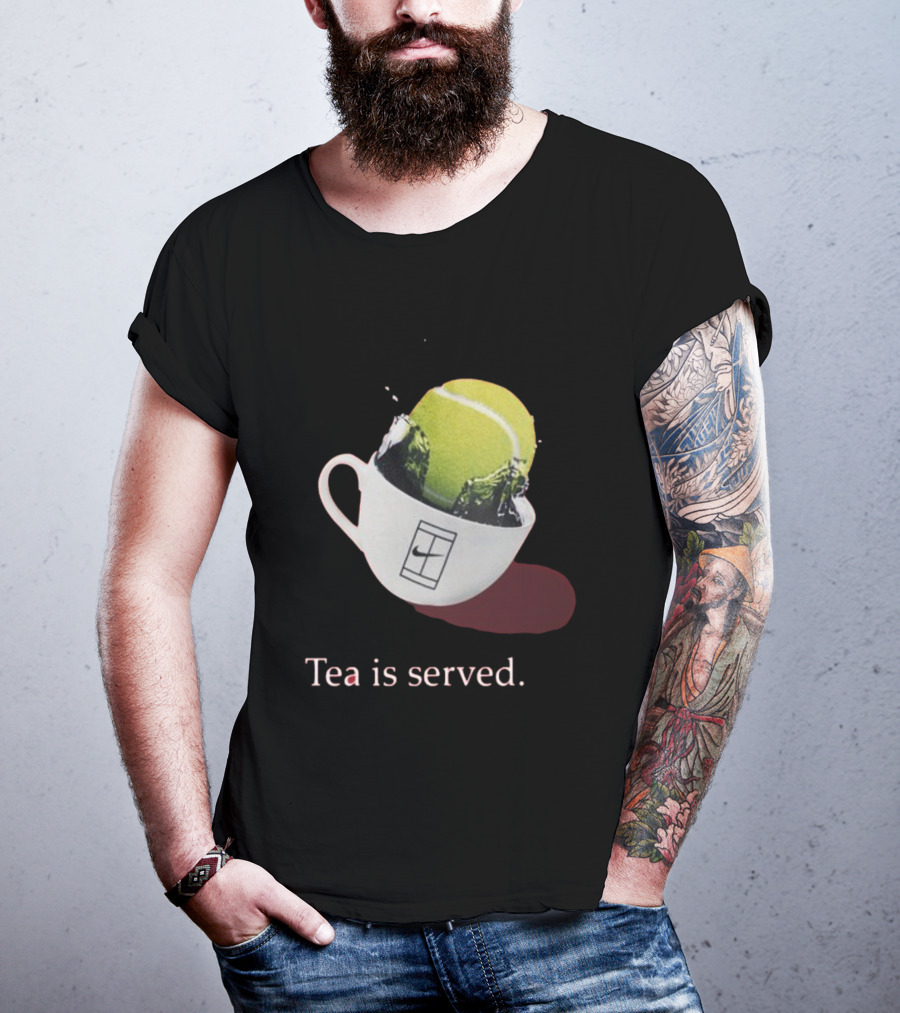 Tea Is Served Tennis Cup T-Shirt
