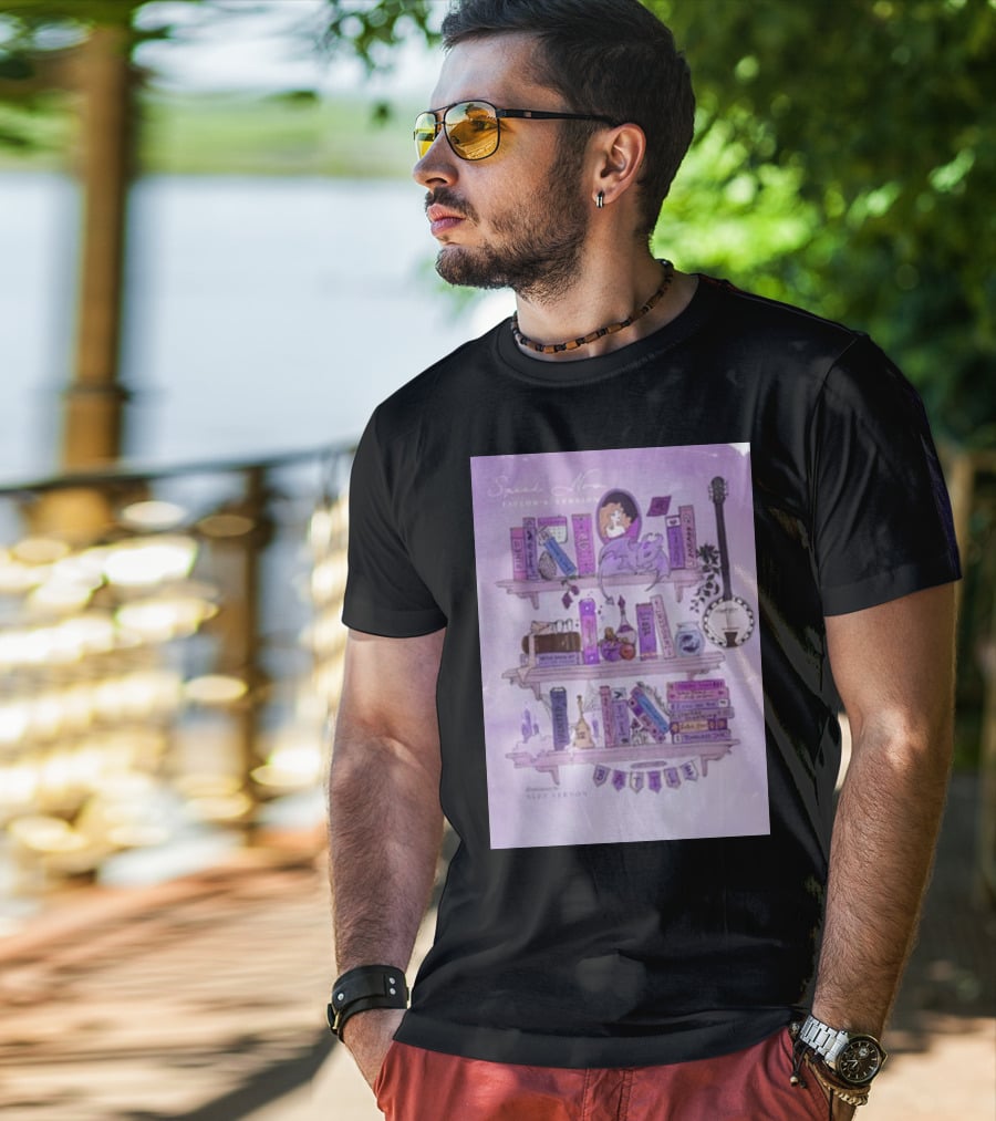 Bookshelf Of Speak Now Taylor's Version Illustrated By Alfie Vernon T-Shirt