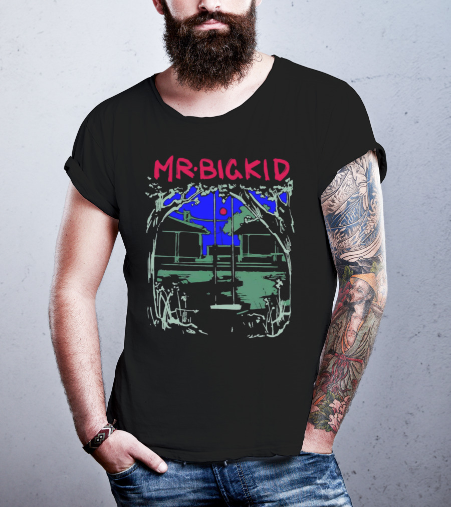 MR BIG KID Swing Under Tree House Night Scene T-Shirt
