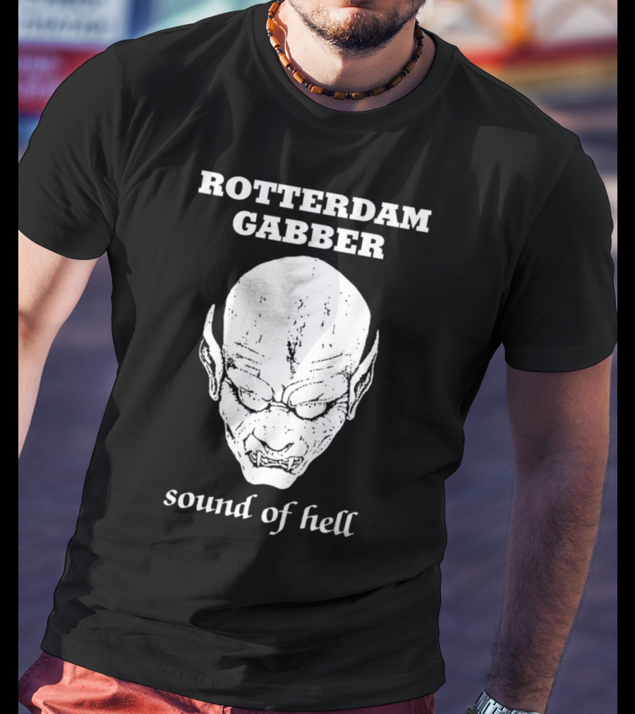 ROTTERDAM GABBER SOUND OF HELL Demon Head T-Shirt