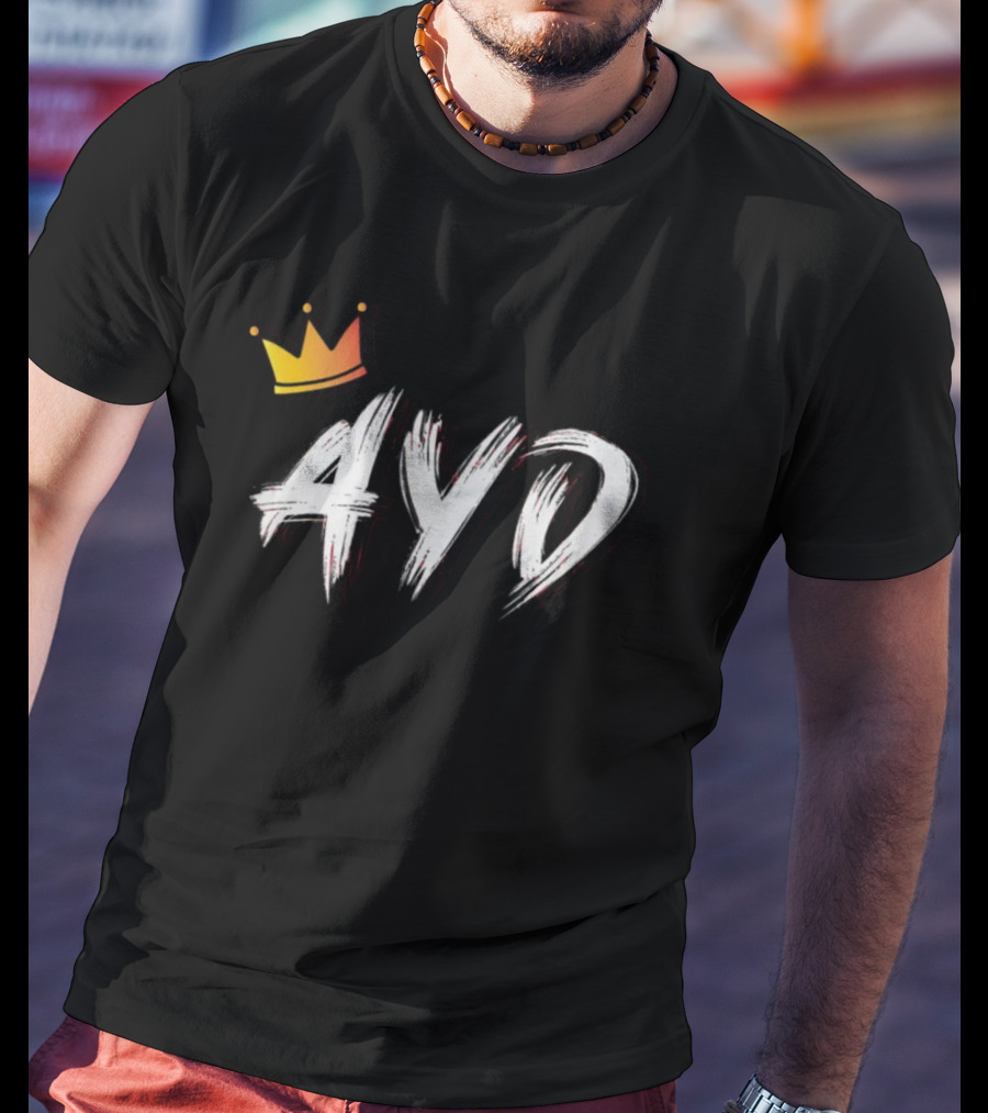 AYD Crown Graffiti Style With Royalty T-Shirt