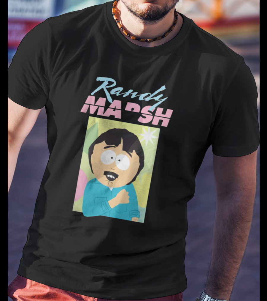 Randy Marsh Retro Pastel Cartoon Character T-Shirt