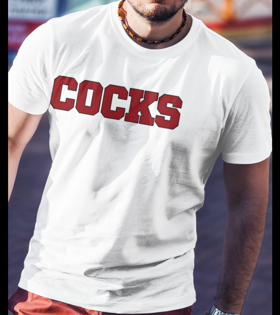 Yungblud Cocks Shirt Text Bold Red Lettering T-Shirt