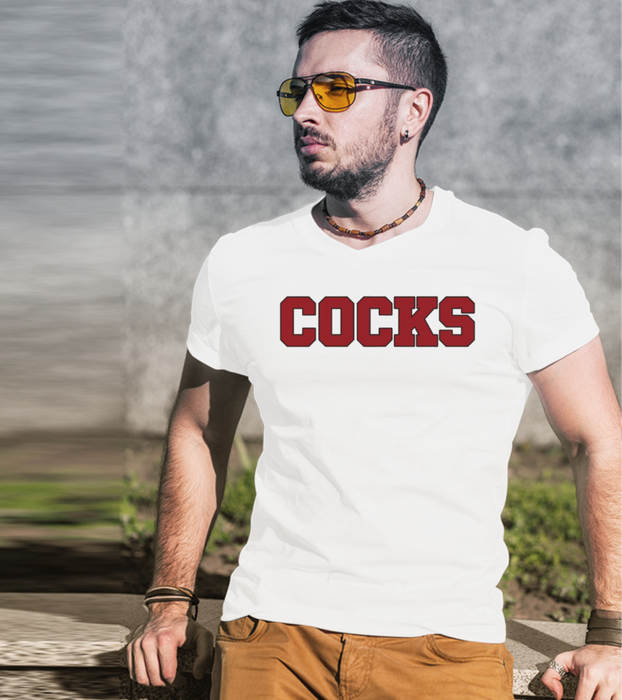 Yungblud Cocks Shirt Text Bold Red Lettering T-Shirt