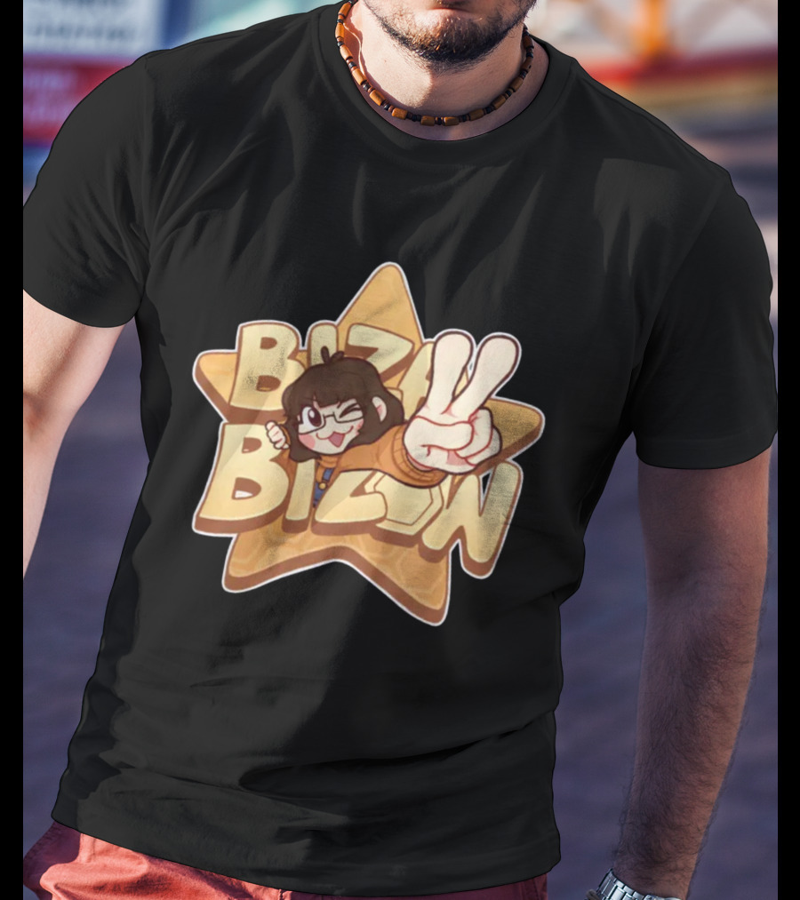Bizabizow Supah Star Victory Pose T-Shirt