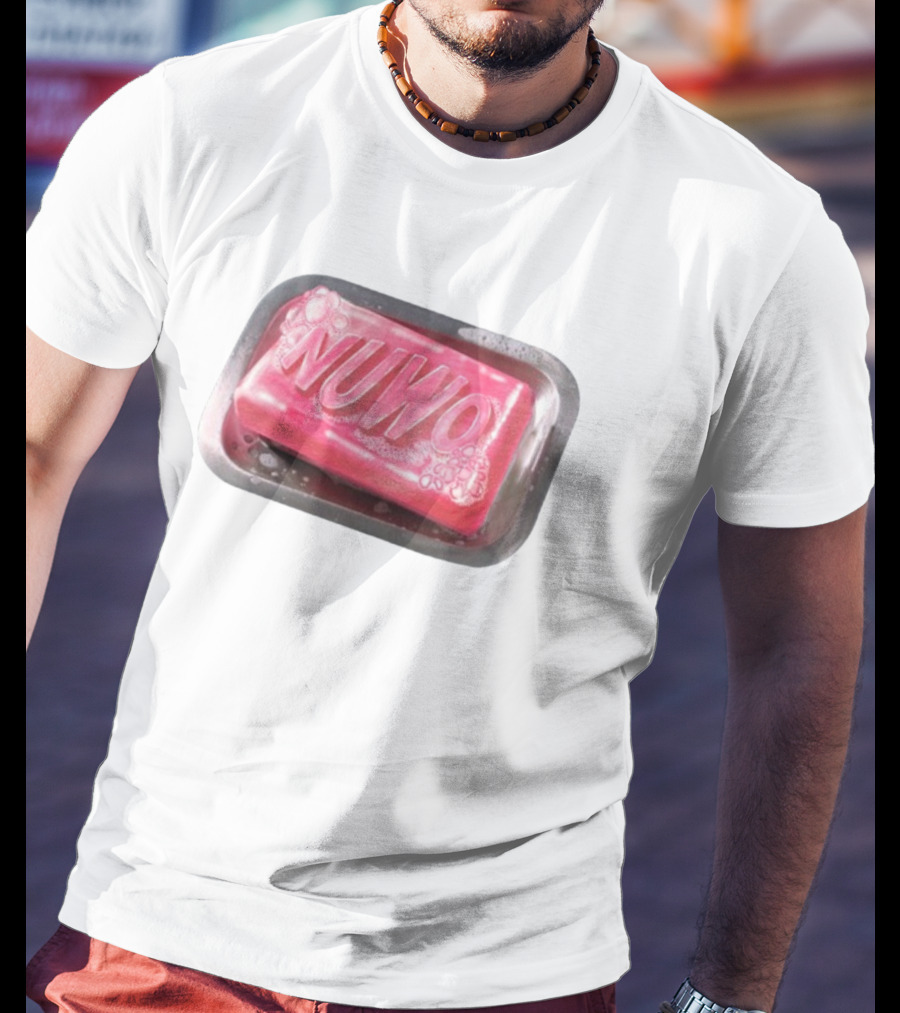 NUWO Pink Bar Soap In Soap Dish T-Shirt