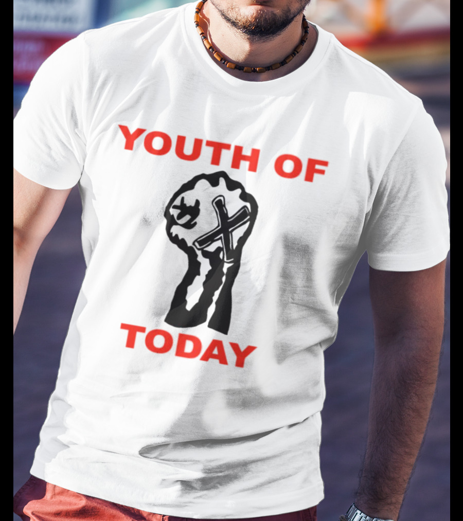 Youth Of Today Fist With Cross T-Shirt