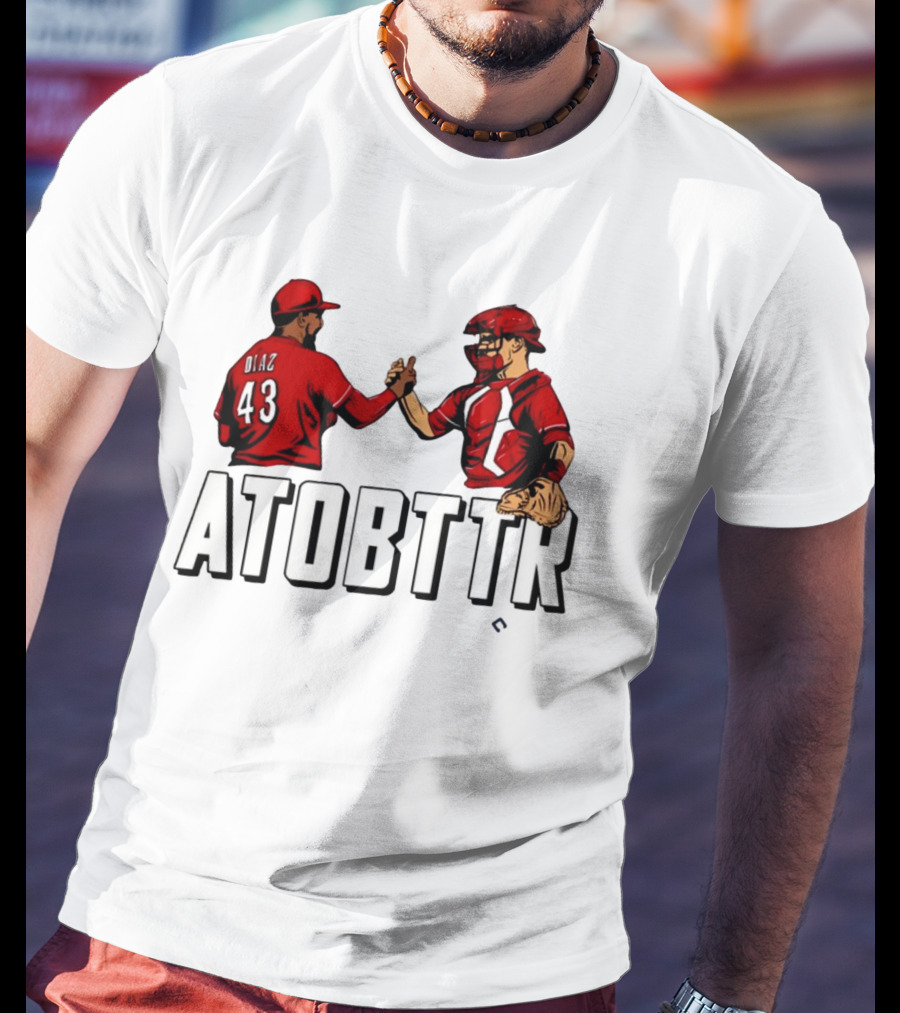 ATO8TTR Diaz 43 Cincinnati Baseball T-Shirt