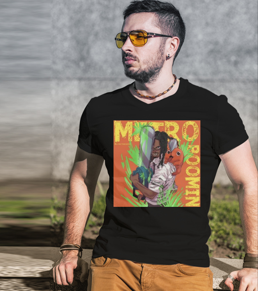 Metro Boomin Lordtakashi Chainsaw Character And Creature T-Shirt