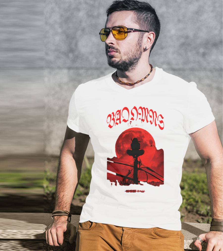 Bad Omens Blood Moon Electric Pole T-Shirt