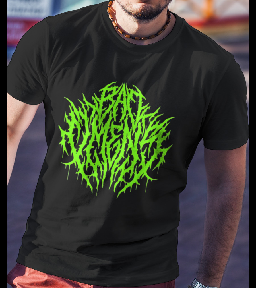 Bad Omens Green Dripping Metal T-Shirt