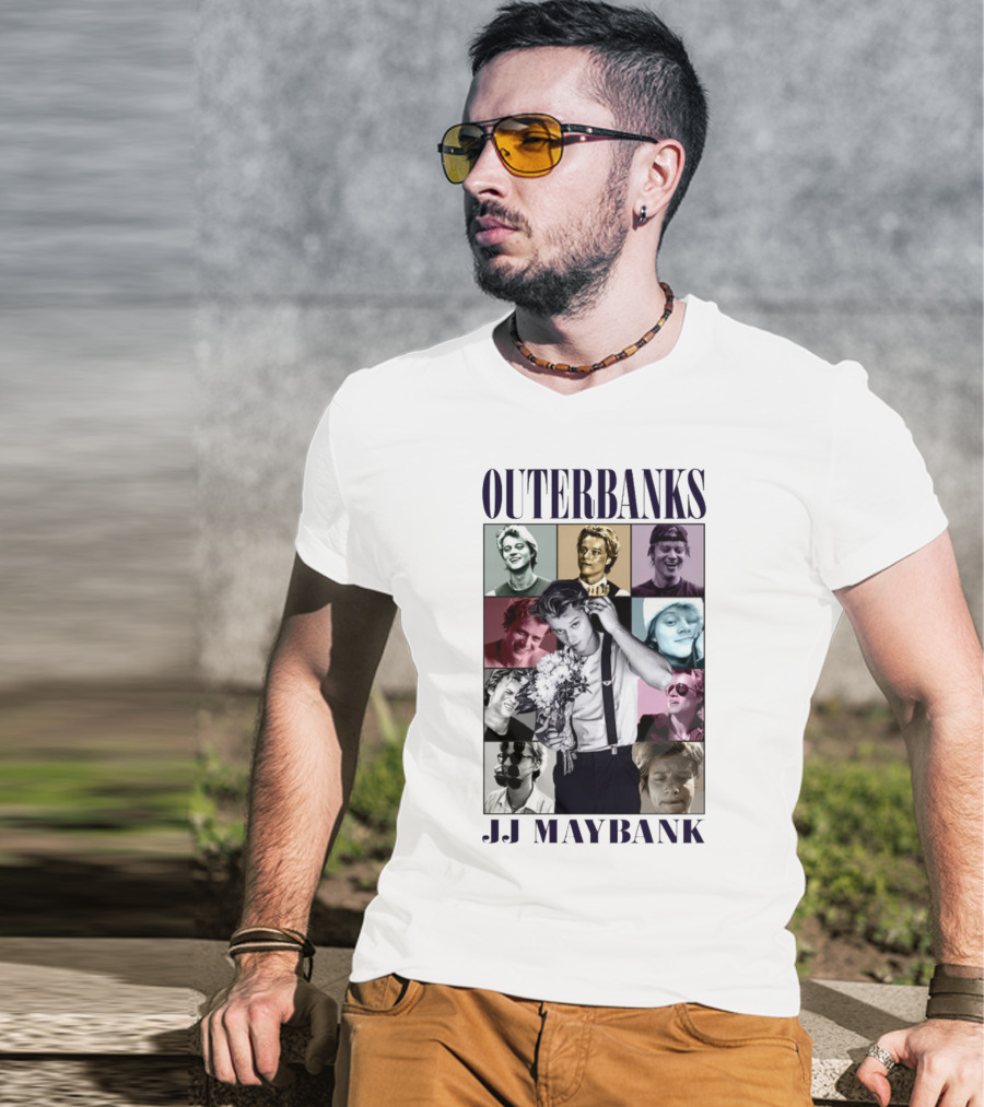 Outerbanks JJ Maybank Collage Style Portraits T-Shirt