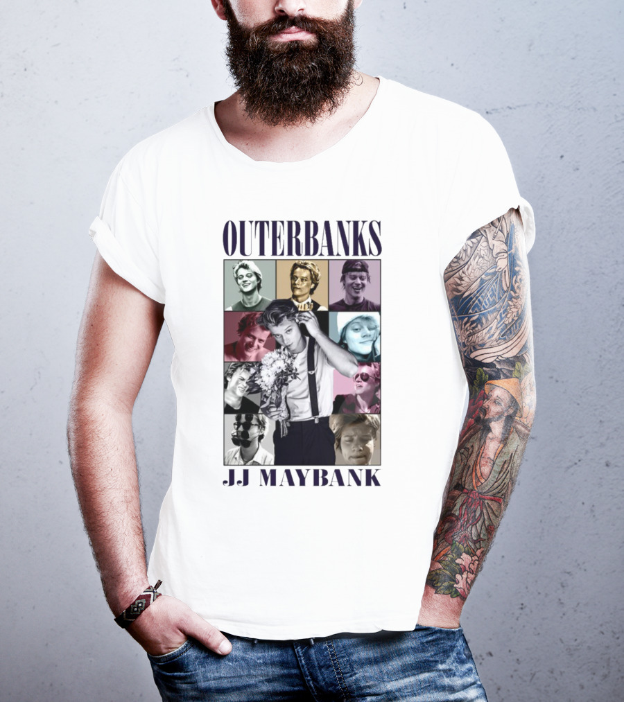 Outerbanks JJ Maybank Collage Style Portraits T-Shirt