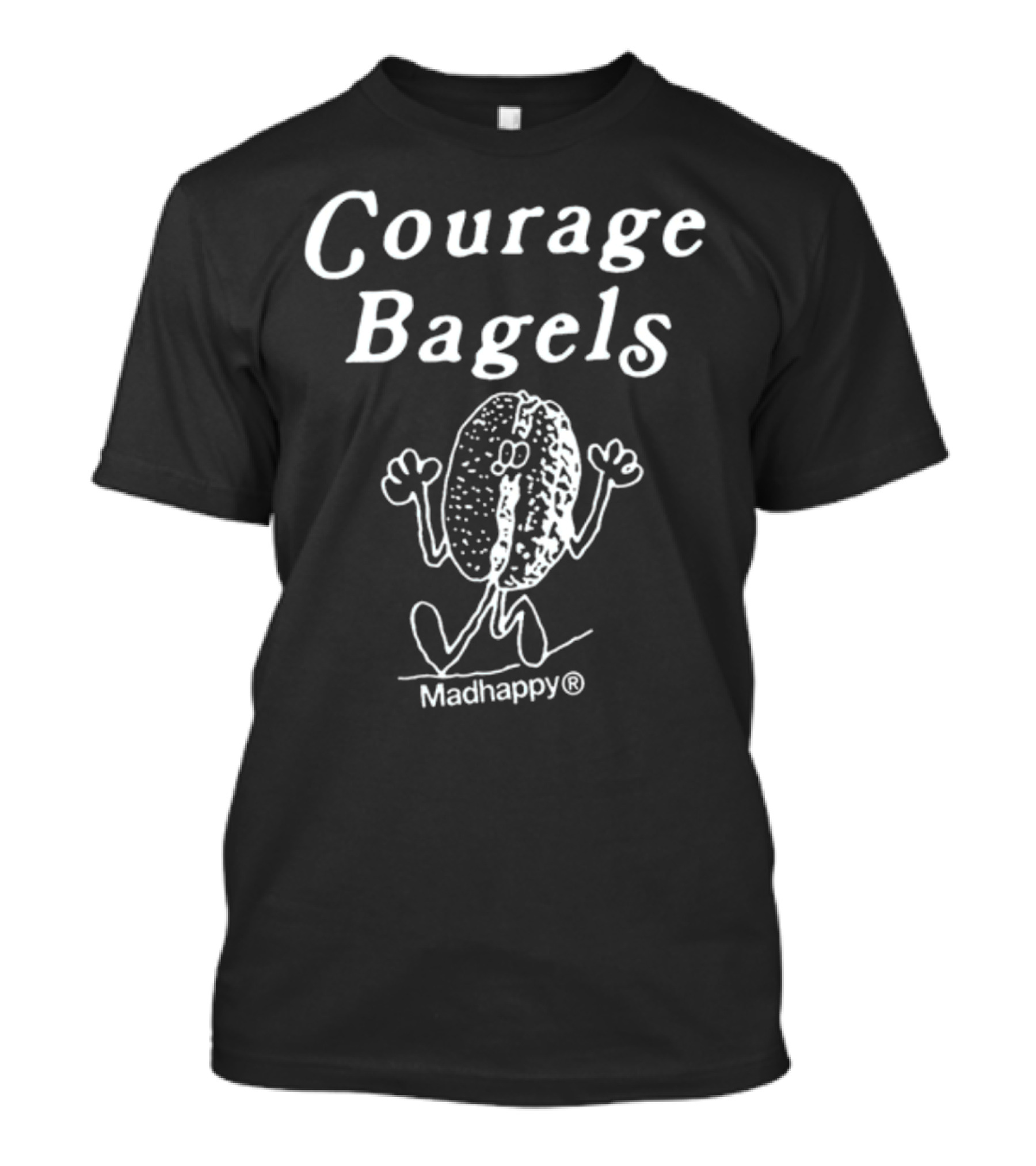 Courage Bagels Madhappy Smiling Bagel T-Shirt