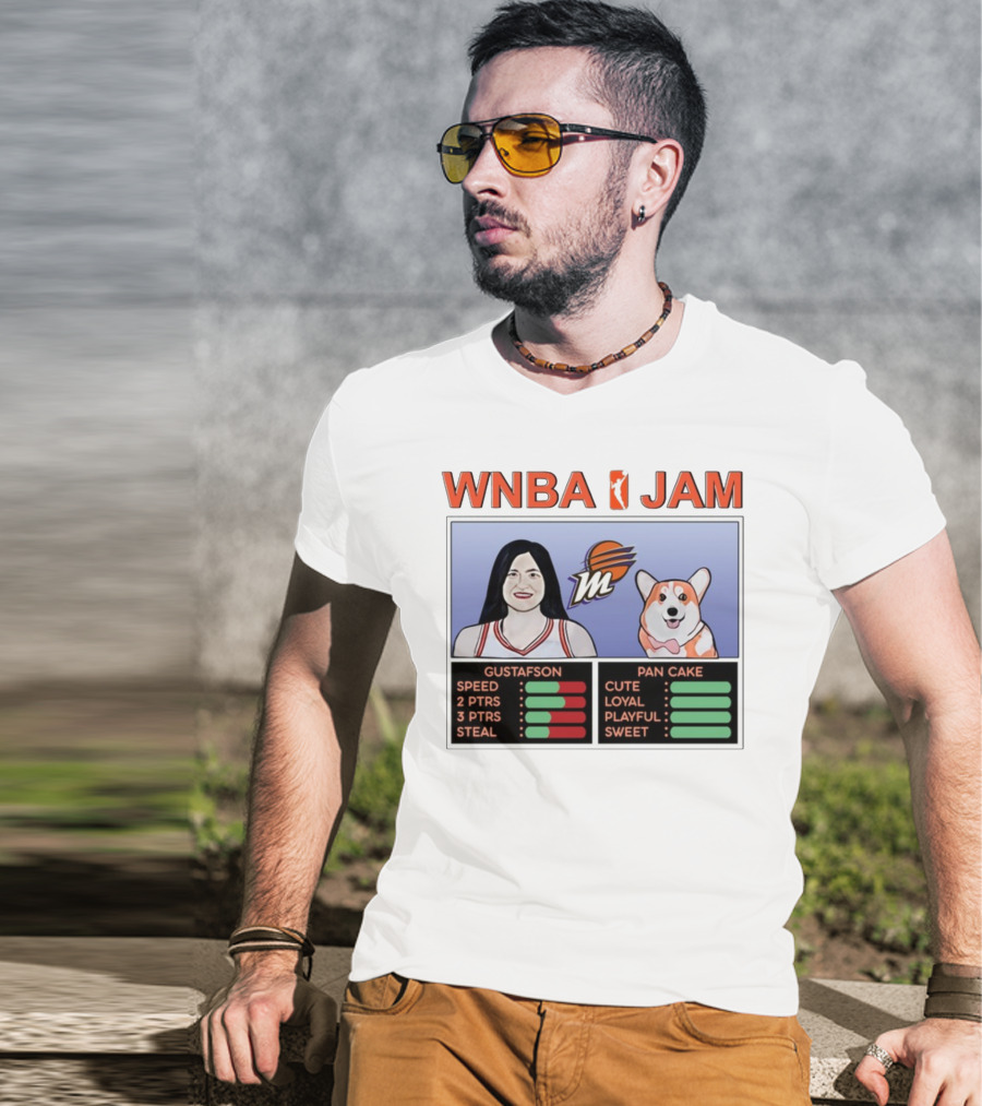 WNBA Jam Megan Gustafson Pan Cake Cute Loyal Playful Sweet T-Shirt