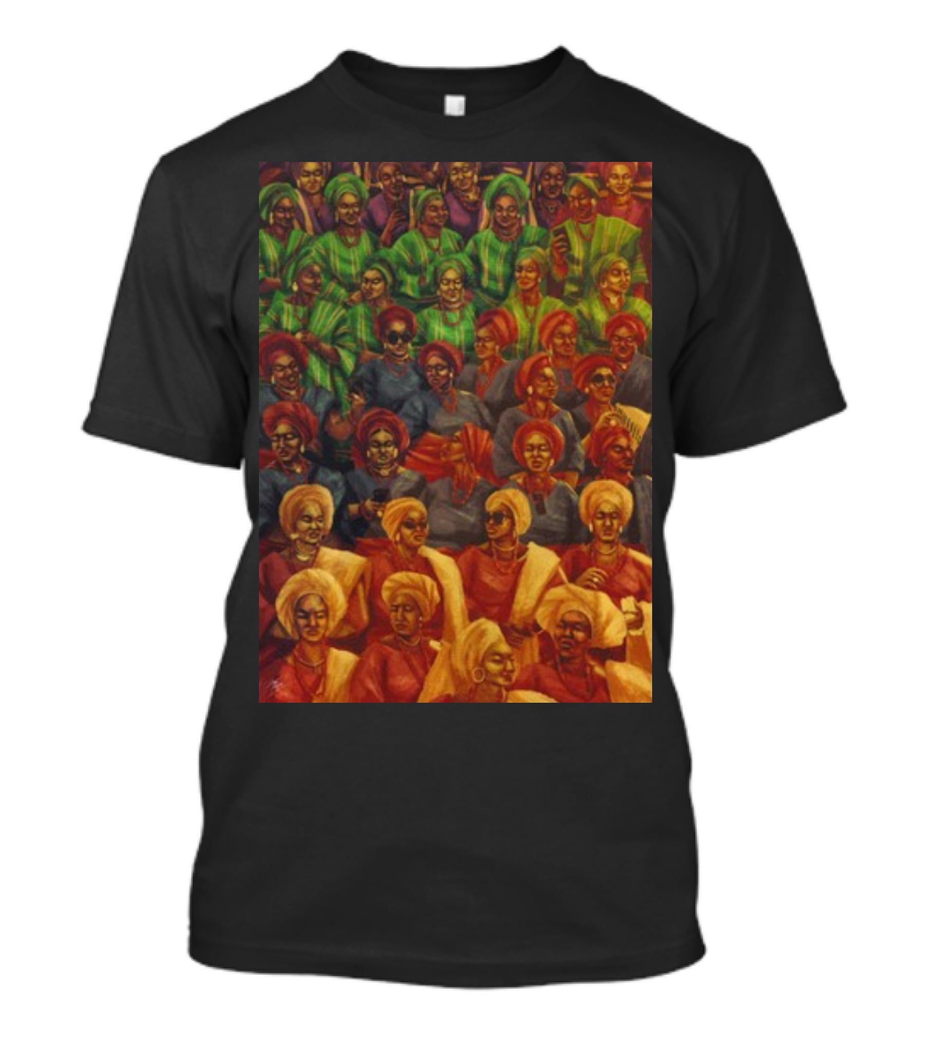 Shutabug Ojude Oba Celebratory Gathering In Vibrant Traditional Attire T-Shirt