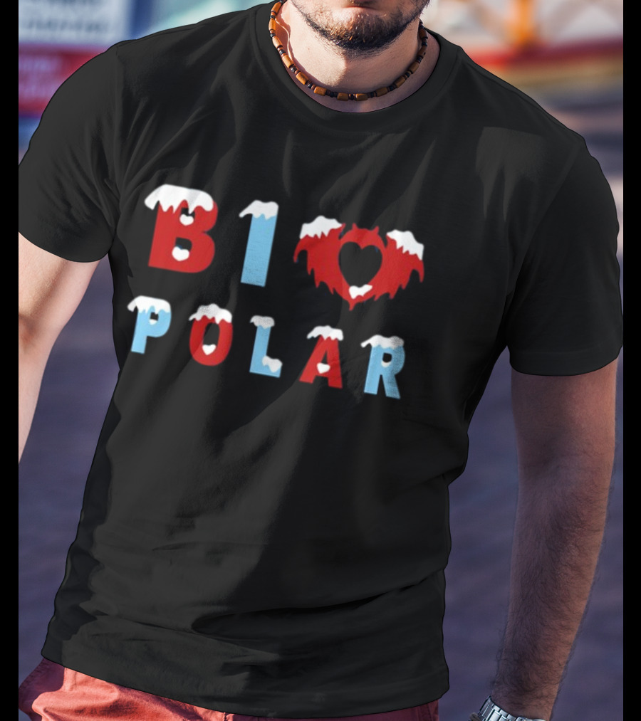 Thirtyninety Bipolar Bi Love Heart Snow New T-Shirt