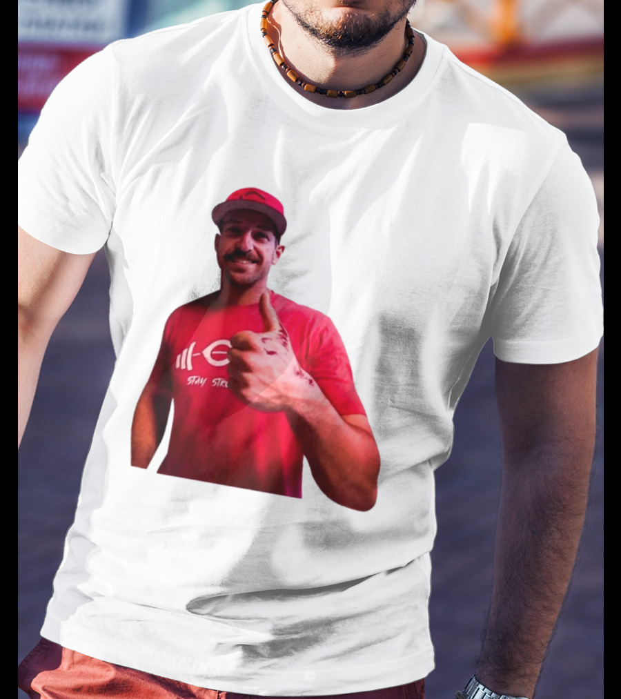 Stay Steer Thumbs Up Cincinnati Red Cap T-Shirt