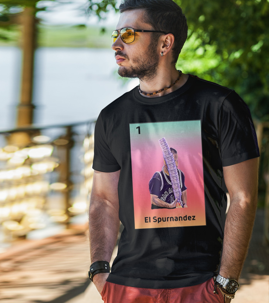 1 San Antonio El Spurnandez Bexar County Social Niosa T-Shirt