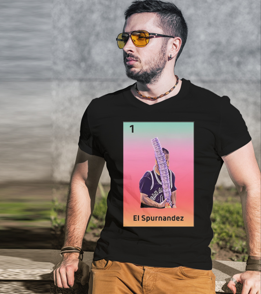 1 San Antonio El Spurnandez Bexar County Social Niosa T-Shirt