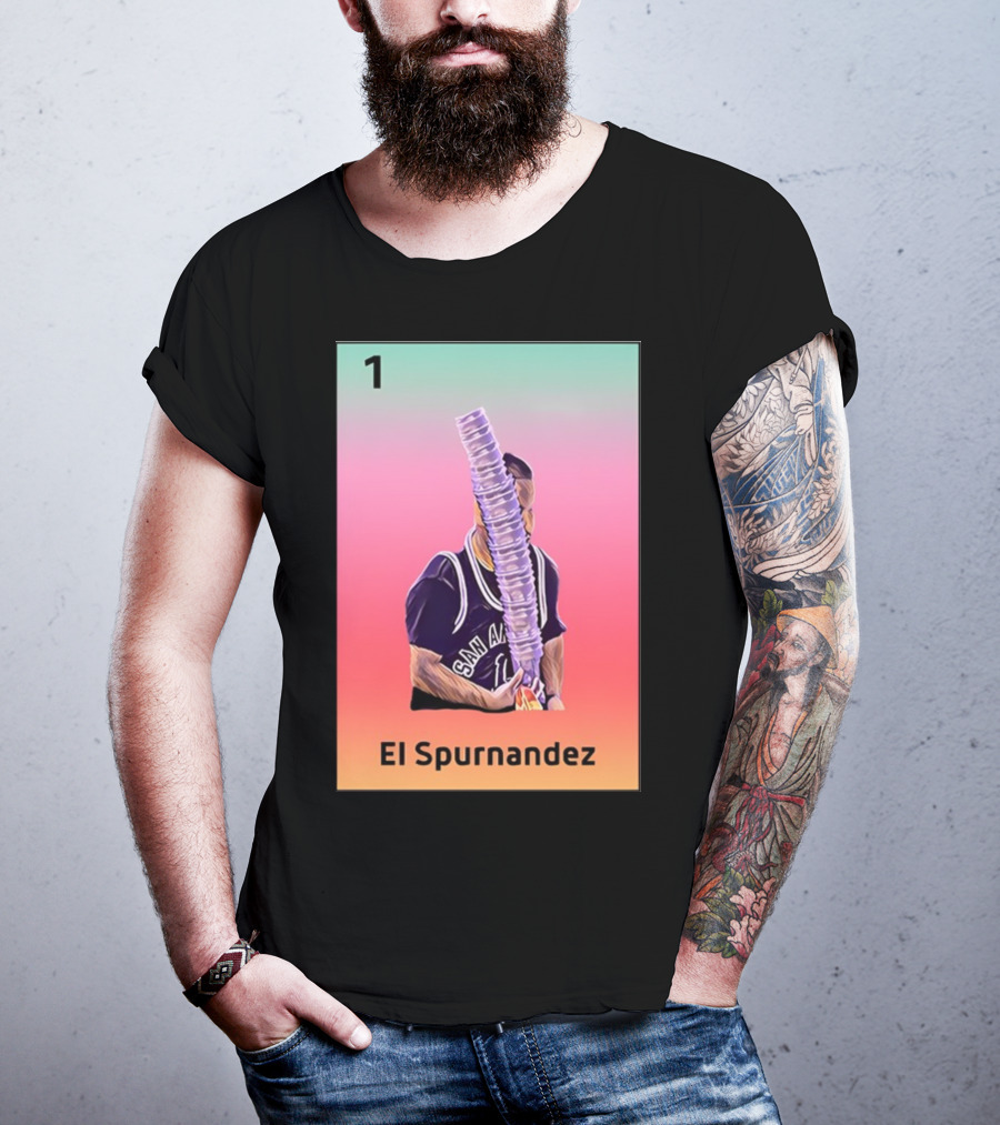 1 San Antonio El Spurnandez Bexar County Social Niosa T-Shirt