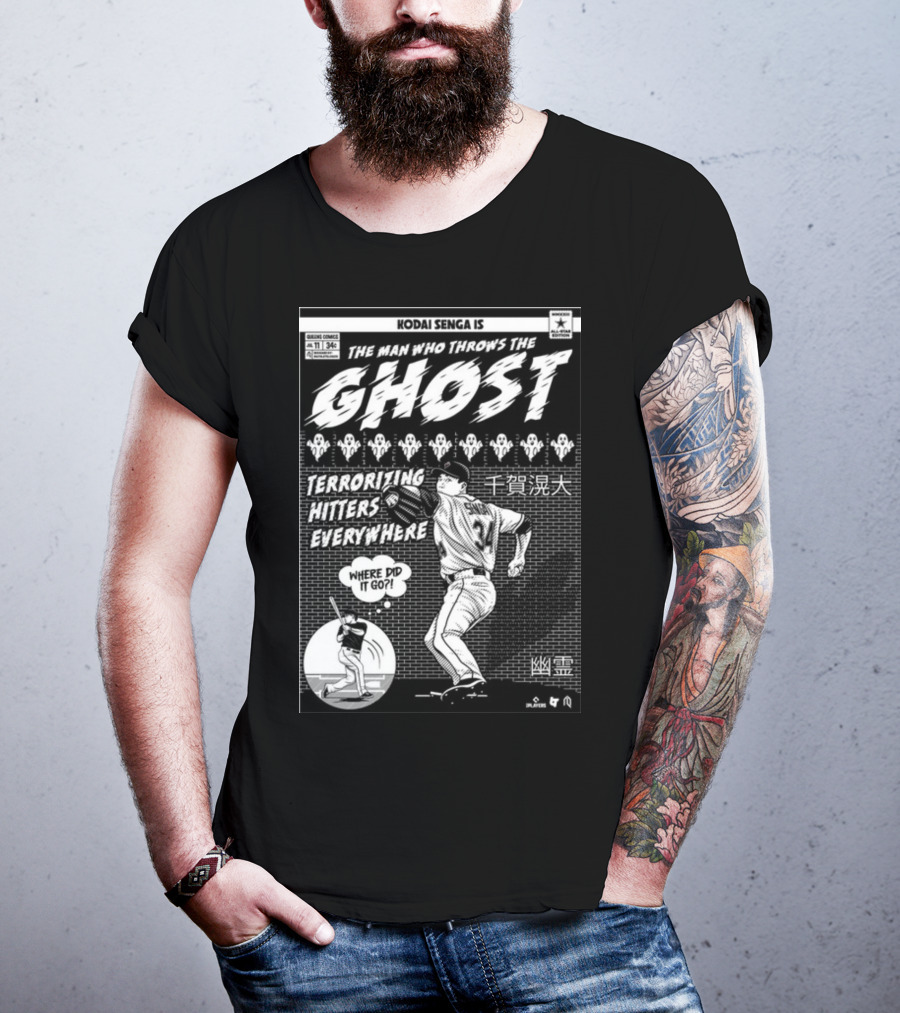 Kodai Senga Is The Man Who Throws The Ghost Terrorizing Hitters Everywhere Where Did It Go T-Shirt