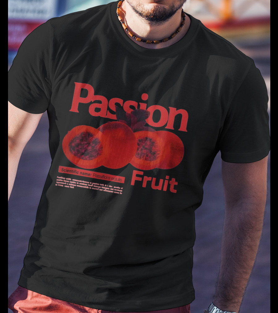 Atthemoment Merch Passionfruit Passiflora Edulis Scientific Name T-Shirt