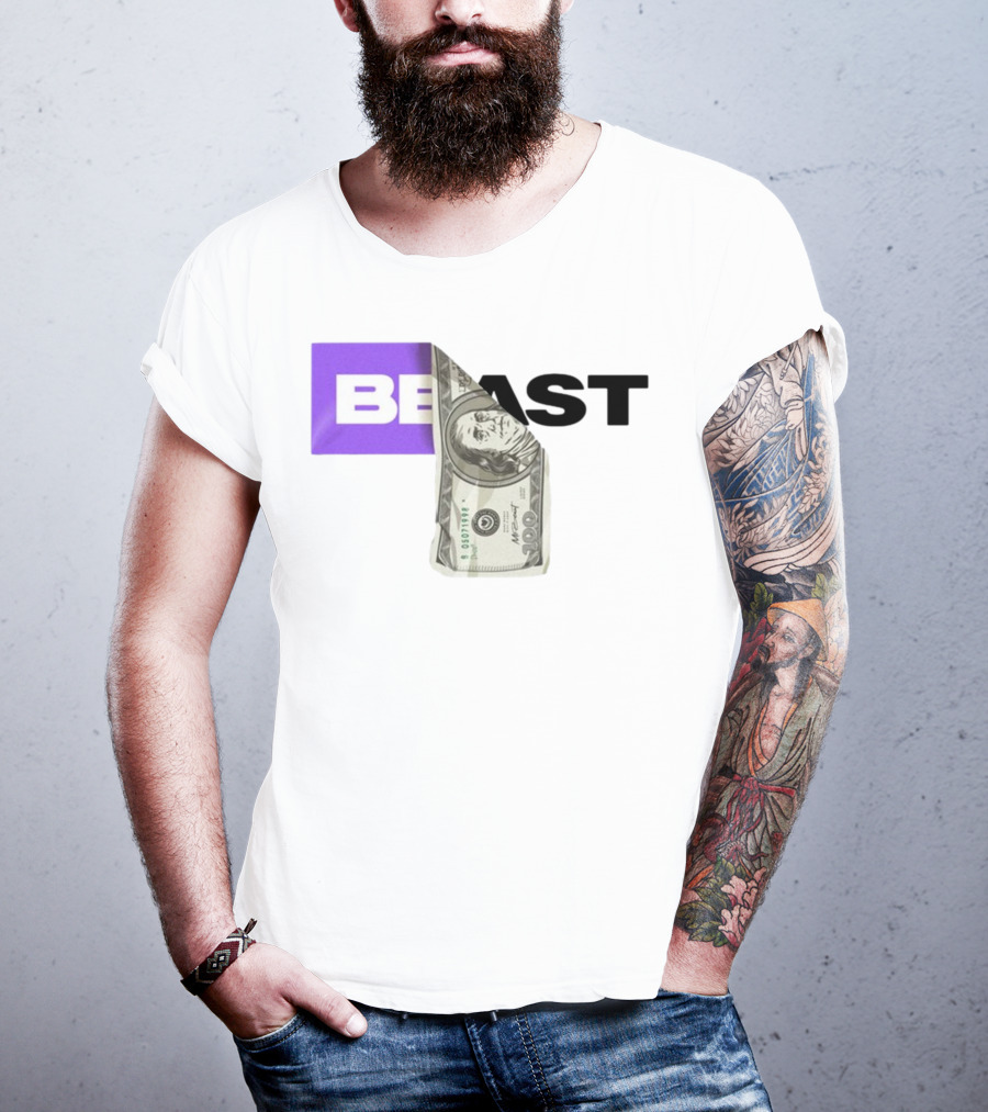 BEAST Purple Bill Dollar T-Shirt