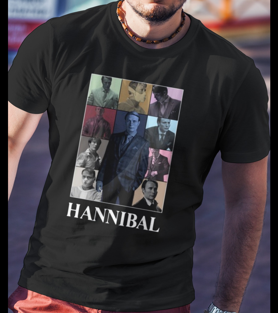 Hannibal Multifaceted Character Collage T-Shirt