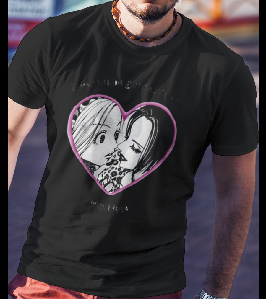 I Want To Be Girl Bestfriends With Nana Manga Heart T-Shirt