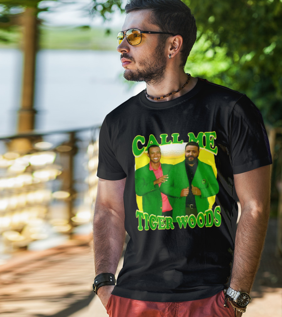 Call ME Tiger Woods Dj Khaled T-Shirt