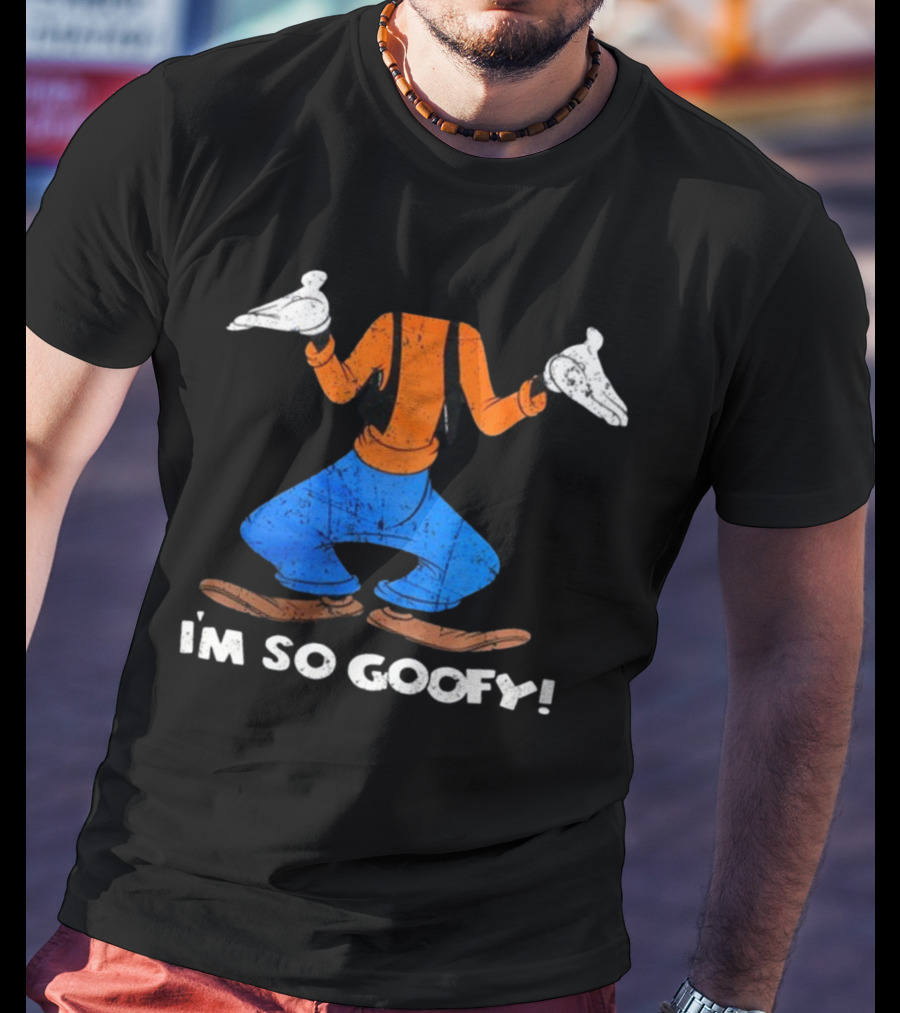 I'm So Goofy Classic Cartoon Character Missing Head T-Shirt