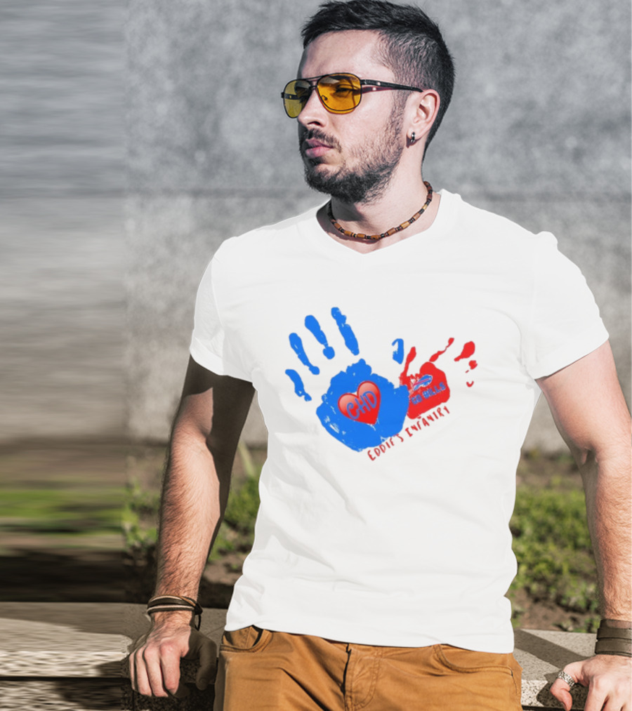 CHD Heart Go Bills Eddie's Infantry T-Shirt