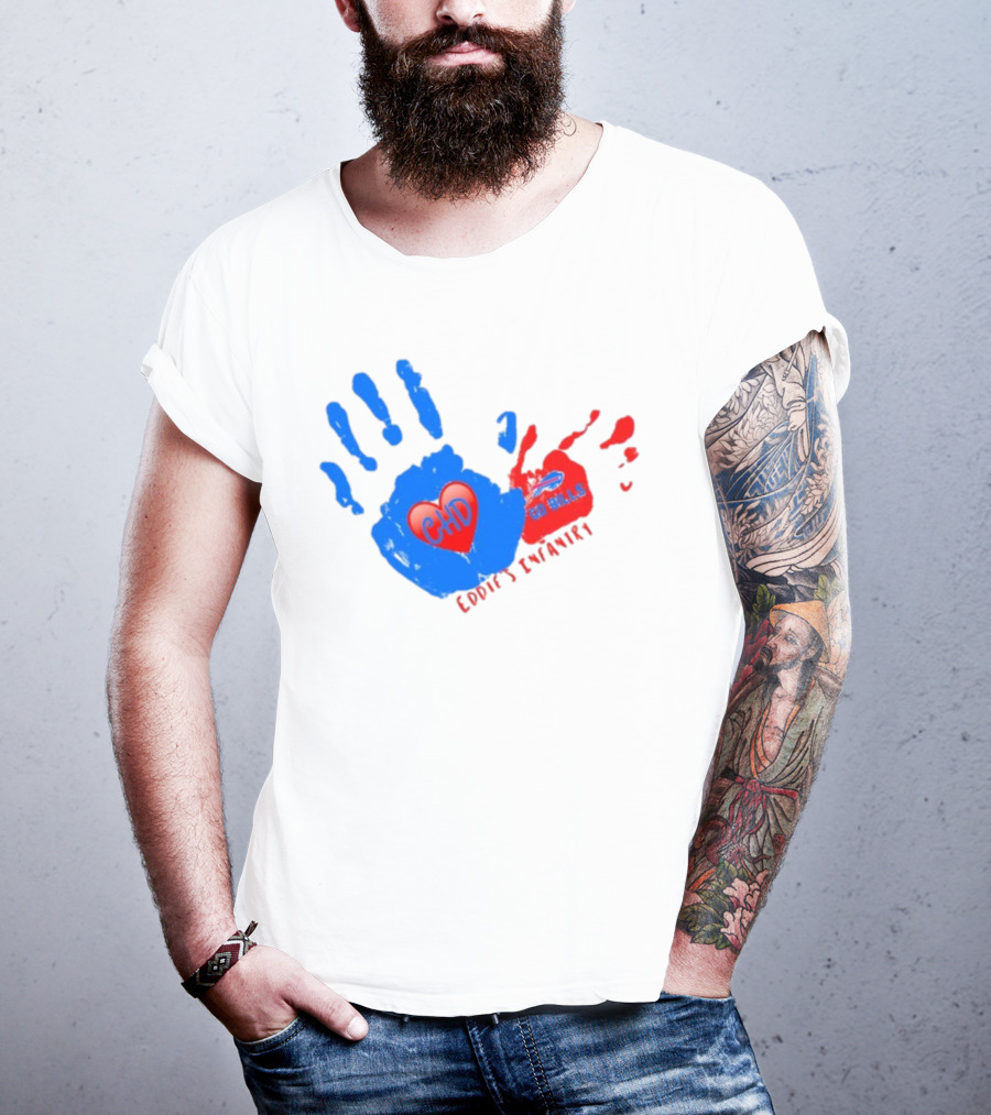 CHD Heart Go Bills Eddie's Infantry T-Shirt