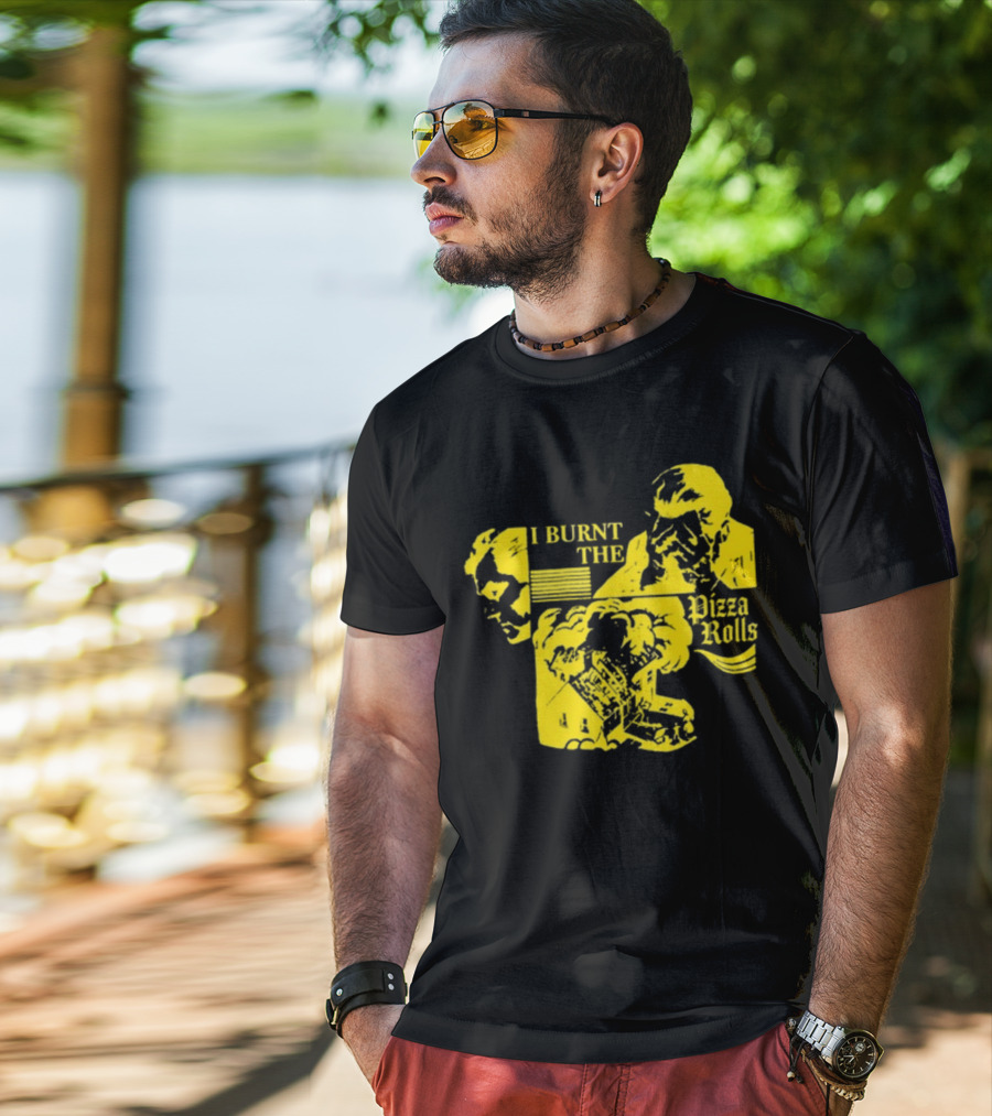 Freddytylerpaul I Burnt The Pizza Rolls Retro Comic T-Shirt