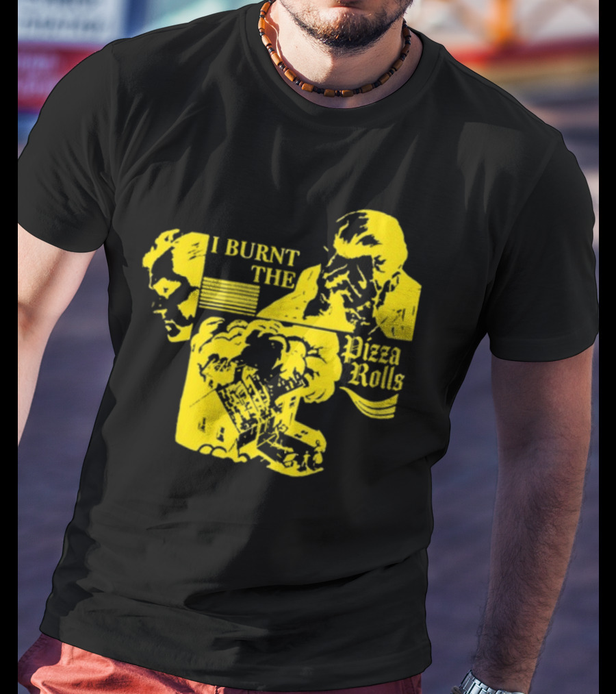 Freddytylerpaul I Burnt The Pizza Rolls Retro Comic T-Shirt
