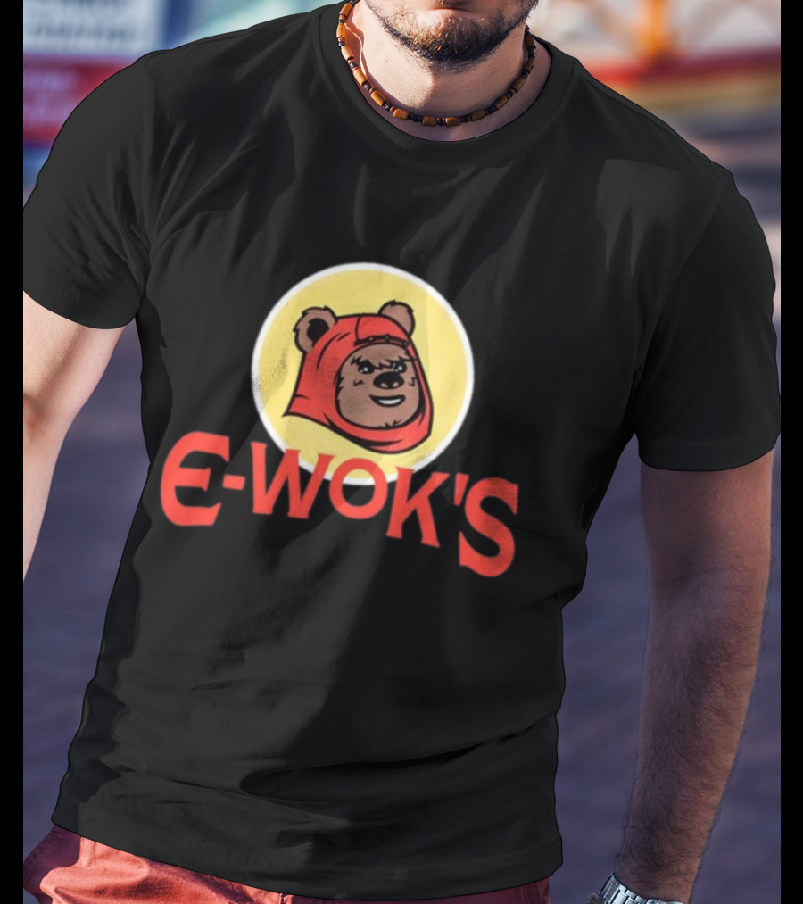 E-Wok's Cute Character In Red Hood T-Shirt