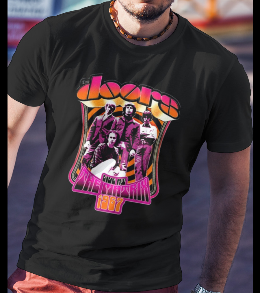 The Doors Live At The Matrix 1967 Psychedelic Band Photo T-Shirt