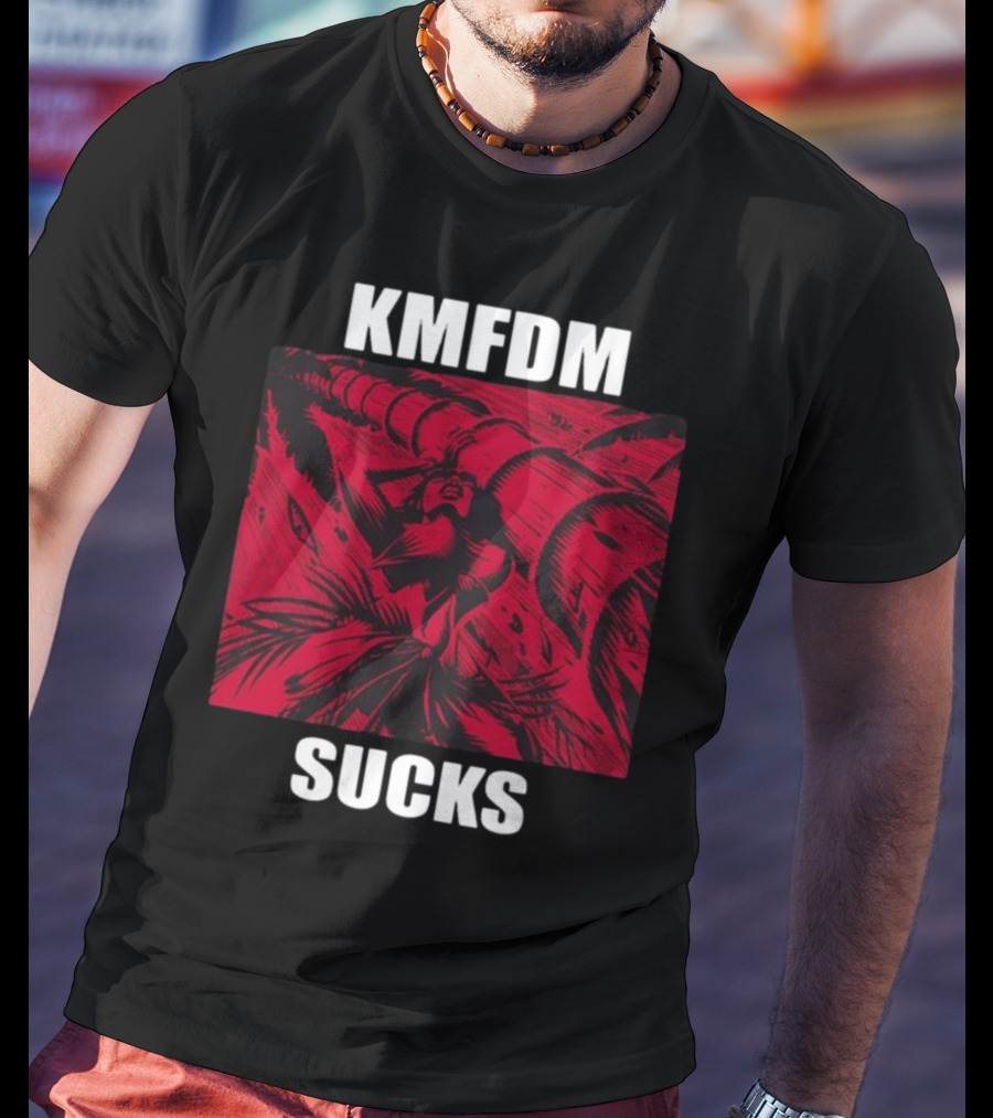 KMFDM Sucks Blood Red Rare T-Shirt