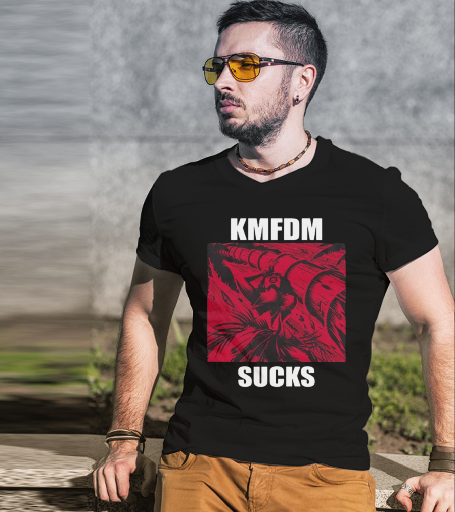 KMFDM Sucks Blood Red Rare T-Shirt