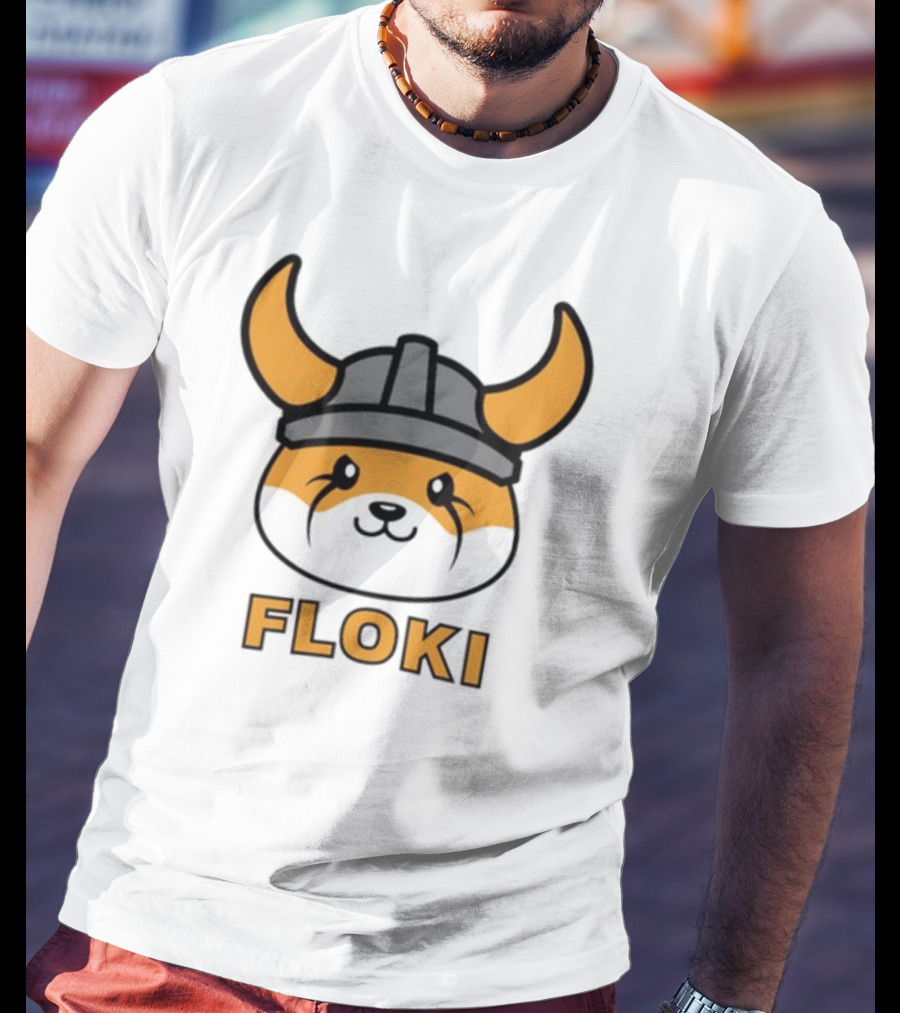 Floki Viking Helmet Dog Face T-Shirt