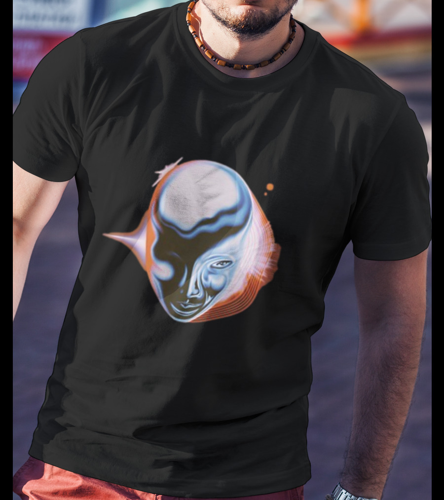 Take My Breath Futuristic Surreal Face T-Shirt