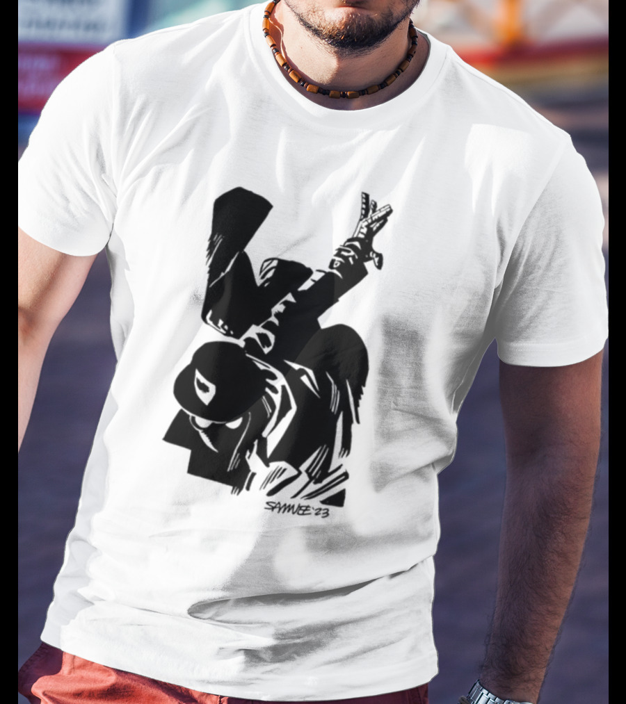 Chris Samnee '03 Spider-Man Noir Silhouette Dark T-Shirt
