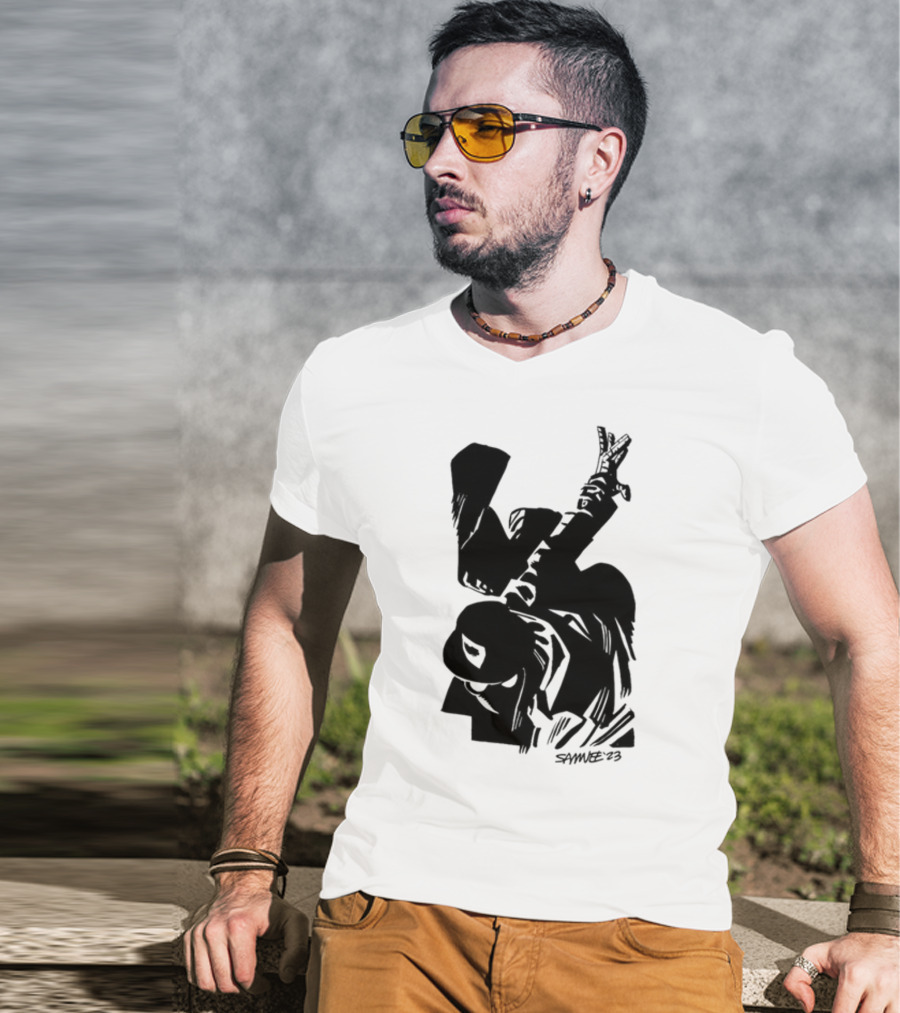 Chris Samnee '03 Spider-Man Noir Silhouette Dark T-Shirt